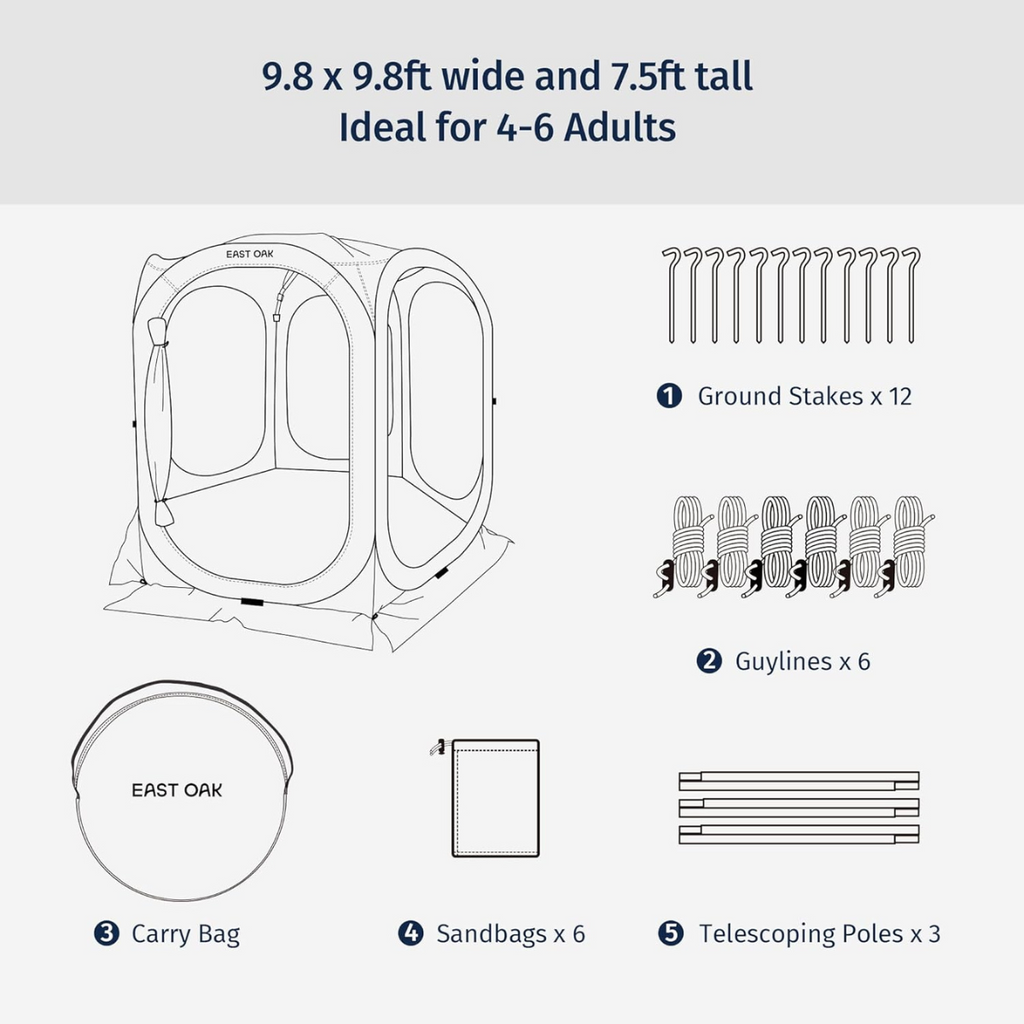 Pop Up Screen Tent