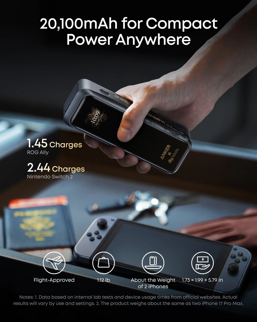 Power Bank (20K, 220W) Black Myth: Wukong Edition