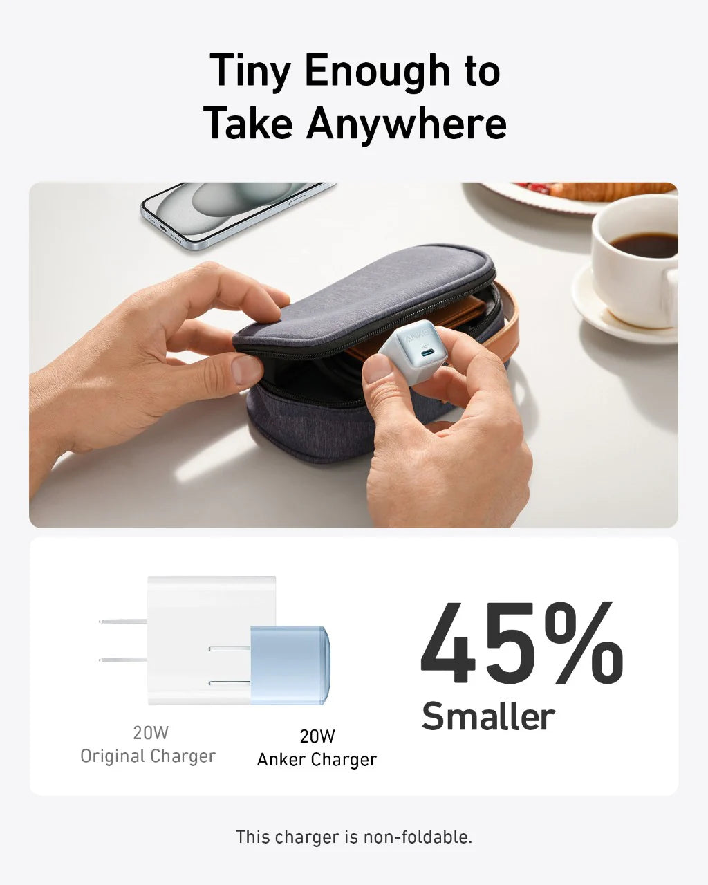 MagGo Power Bank (10K, Slim) and Anker Nano Charger (20W)