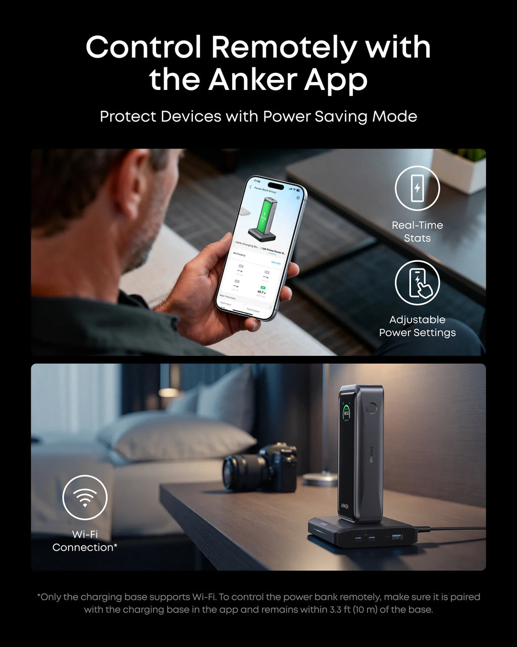 Prime Power Bank (26K, 300W) with Charging Base