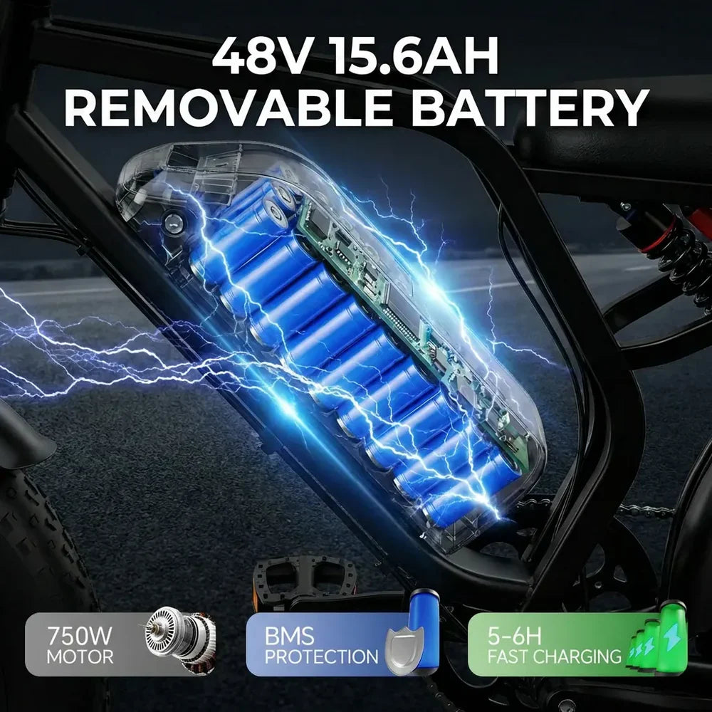 SU8 1.0 Moped-Style Electric Bike